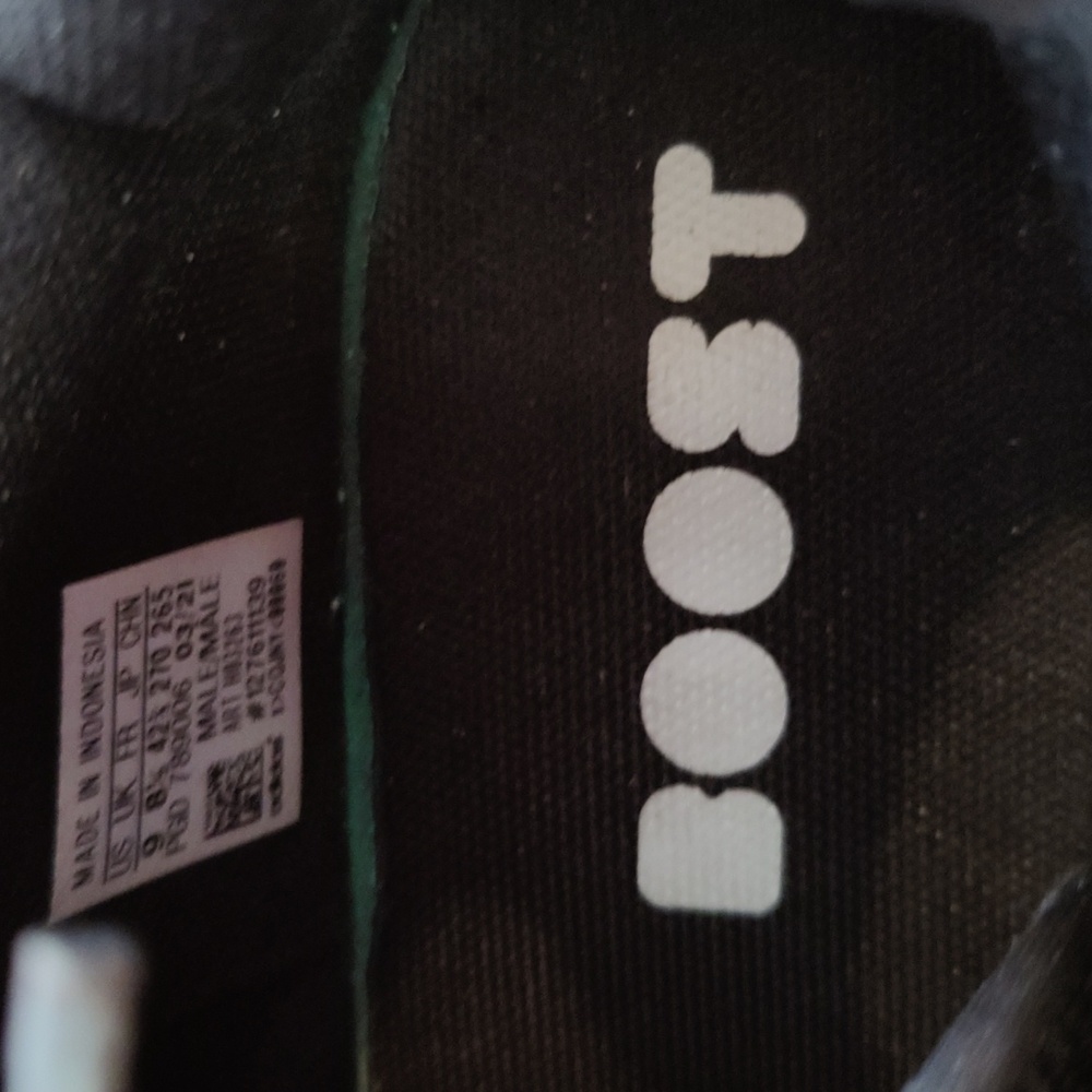 Adidas Kaptir Super Trail running shoes black orange white and gray size 9 - Picture 8 of 11